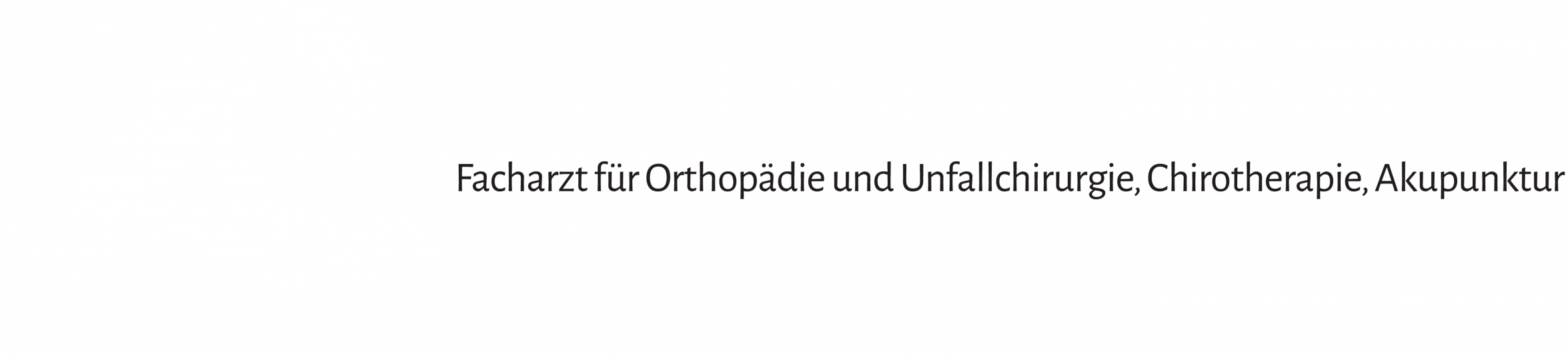 Orthopädische Praxis Dr. Thomas Wilfling